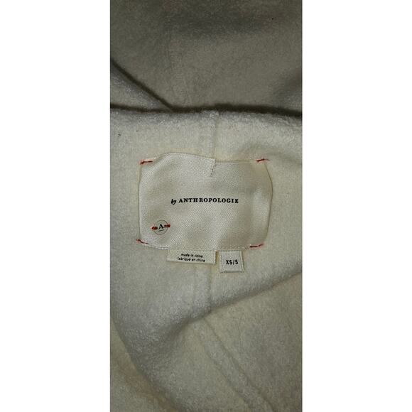 NWT Anthropologie Hygge Cardigan Sweater $198 XS/S Ivory Shawl Collar Oversized - Picture 6 of 6